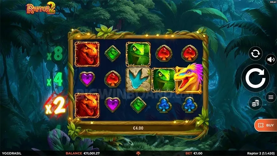 Classic 777 slot machine with winning symbols